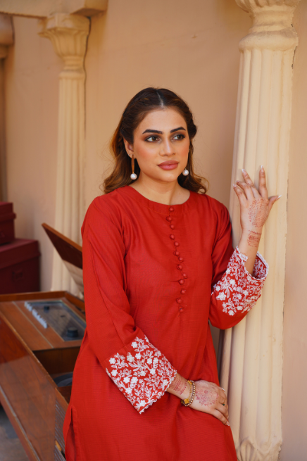 Sajni - Satrangi (2 Piece) - Embroidered Lawn Shirt & Trouser