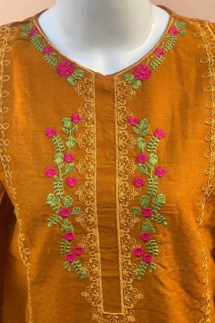 Sajni - Sehar (2 Piece) - Embroidered Jacquard Shirt & Trouser