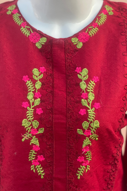 Sajni - Sehar (2 Piece) - Embroidered Jacquard Shirt & Trouser