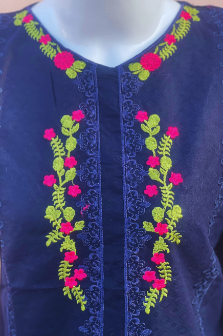 Sajni - Sehar (2 Piece) - Embroidered Jacquard Shirt & Trouser