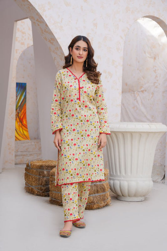 Laleh (2 Piece) - Printed Lawn