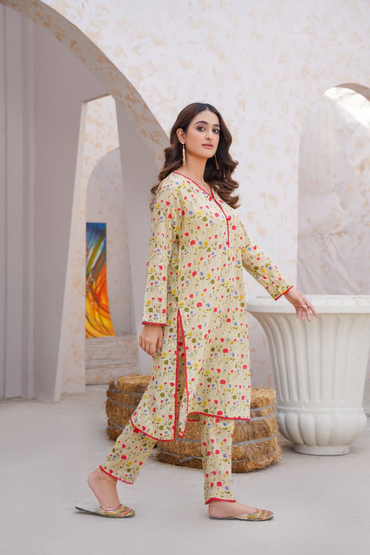 Laleh (2 Piece) - Printed Lawn