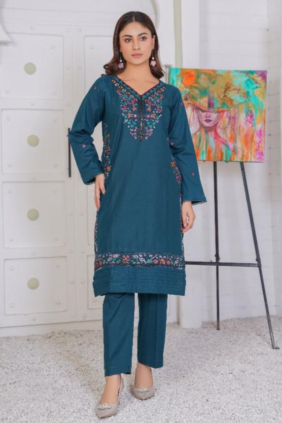 Sajni (2 Piece) - Embroidered Lawn Shirt & Trouser